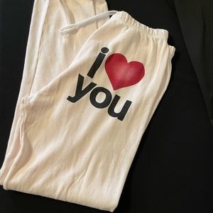 FreeCity I Love You Sweatpants ❤️